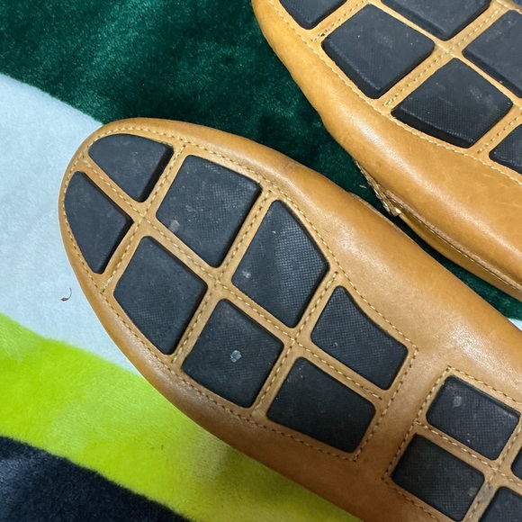 Saks Fifth Avenue Brown Leather Loafers - Picture 9 of 12